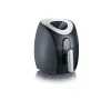 Severin 2430 Single 3,2 L autónoma 1500 W fritadeira de ar quente preto, aço inoxidável