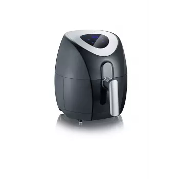 Severin 2430 Single 3,2 L autónoma 1500 W fritadeira de ar quente preto, aço inoxidável