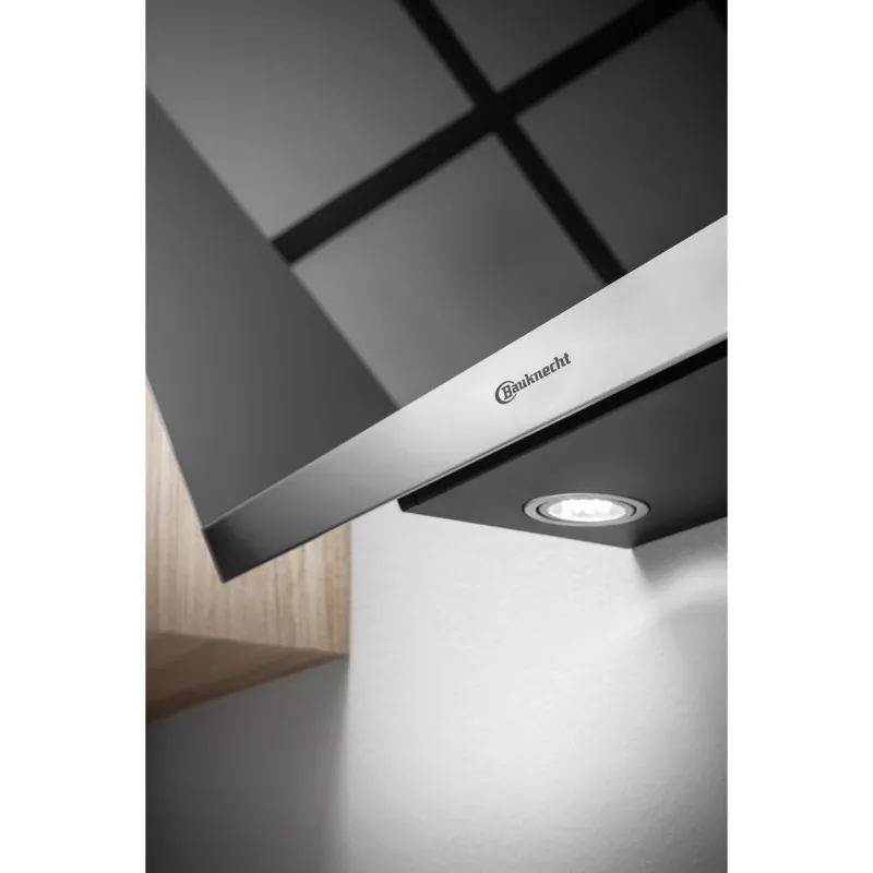 Bauknecht RBHVP 83 LM K exaustor de parede, 80 cm, extração/recirculação, LED, preto/aço inoxidável