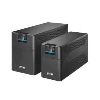 UPS Eaton 5E Gen2 700 Line-Interactive 0,7 kVA (360 W), 2 tomadas Type E, preto, compacto