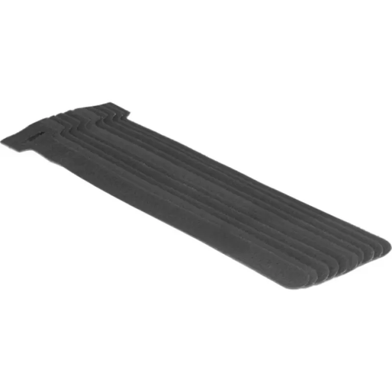 Fecho de velcro DeLOCK 18687 preto 10 unidades