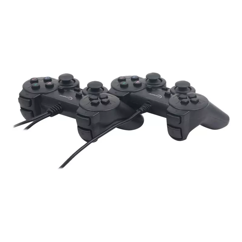 GEMBIRD JPD-UDV2-01 - Gamepad - 10 botões - com fio (pack de 2) - para PC (JPD-UDV2-01)