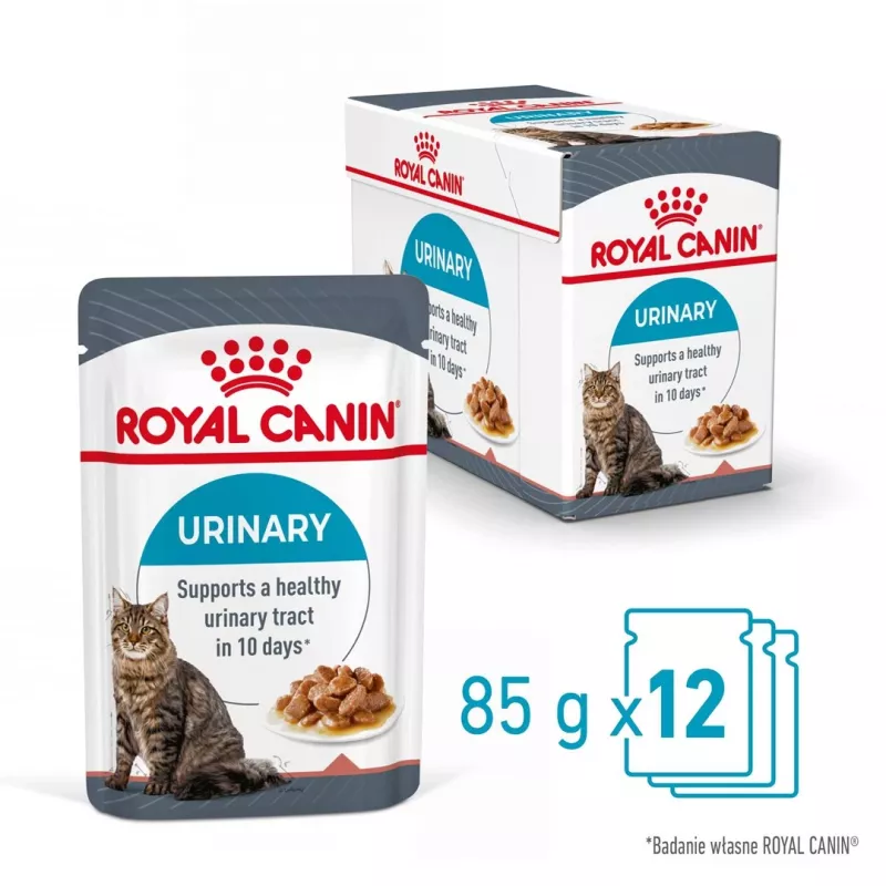 Comida húmida para gatos Royal Canin Urinary Care adultos aves 85 g saqueta (pack de 12)