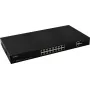 PULSAR SF116 Comutador de rede Gerido Fast Ethernet (10/100) Power over Ethernet (PoE) 1U Preto