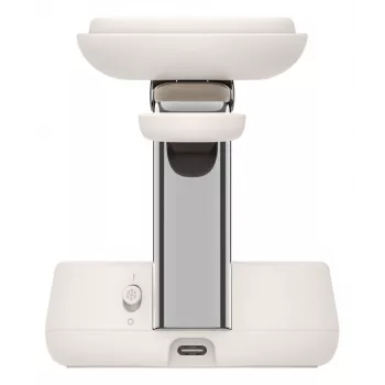 Carregador USB sem fios Belkin Qi2 WIZ040KQSD — 25 W, alimentação USB, cabo de 1,5 m, branco, para smartphone smartwatch auscultadores monitor de atividade