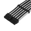 Cabo de extensão ATX SILVERSTONE SST-PP07E-MBBW 30 cm preto/branco