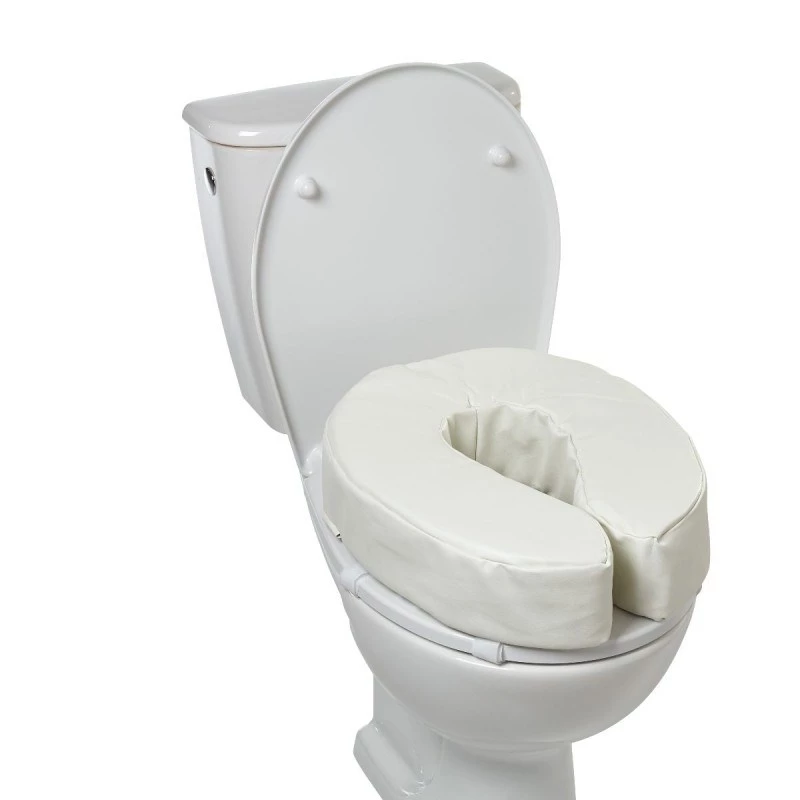 Assento de sanita elevado macio, 10 cm