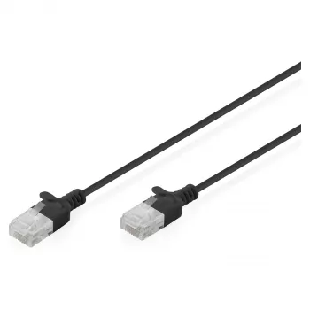 Cabo de rede DIGITUS CAT6 U-UTP fino, 5 m, azul
