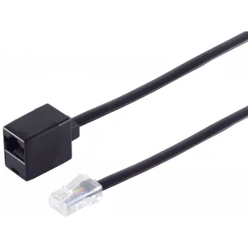 Cabo de rede ShiverPeaks 10m RJ-45 W — cabo Ethernet patch de 10 metros com fichas RJ-45
