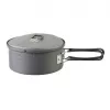 Conjunto de cozinha de campismo ESBIT PT1100HA – panela de alumínio 1,1 L, Ø14,8 cm, 227 g, preto