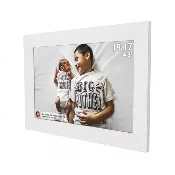 Moldura digital DENVER PFF-1026 10,1 polegadas Wi‑Fi, ecrã tátil de 10,1 polegadas