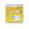 Adaptador de cabo de vídeo DeLOCK 61765 DisplayPort para DVI-I 0,125 m