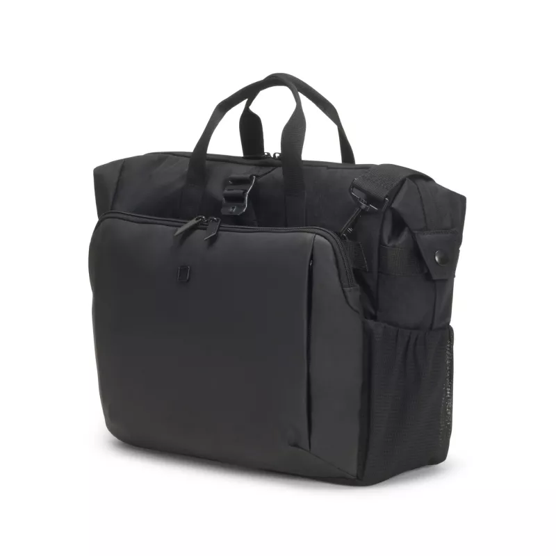 Mala DICOTA Eco Top Traveller GO 39,6 cm 15.6 preta com pega e alça de ombro