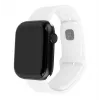 Bracelete de relógio FIXED Sporty Strap Set FIXSST2-1029‑WH para Apple Watch Ultra 49mm silicone branco