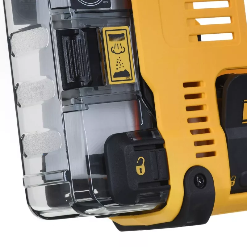 Aspiração de pó DeWalt D25303DH-XJ, portátil 340 mm, 1,4 kg, amarelo
