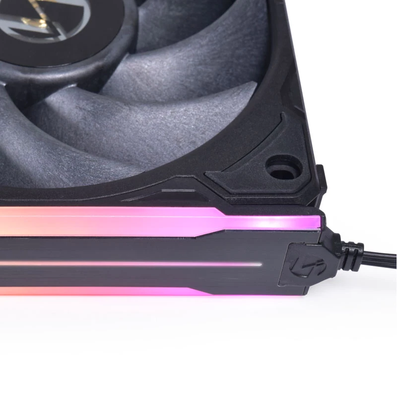 Acessório/componente de refrigeração para computador Lian Li P28ARGB-B retroiluminação