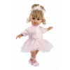 Boneca bebé Llorens Elena Ballerina altura 35 mm tecido e vinil bege rosa branco recomendada a partir dos 3+