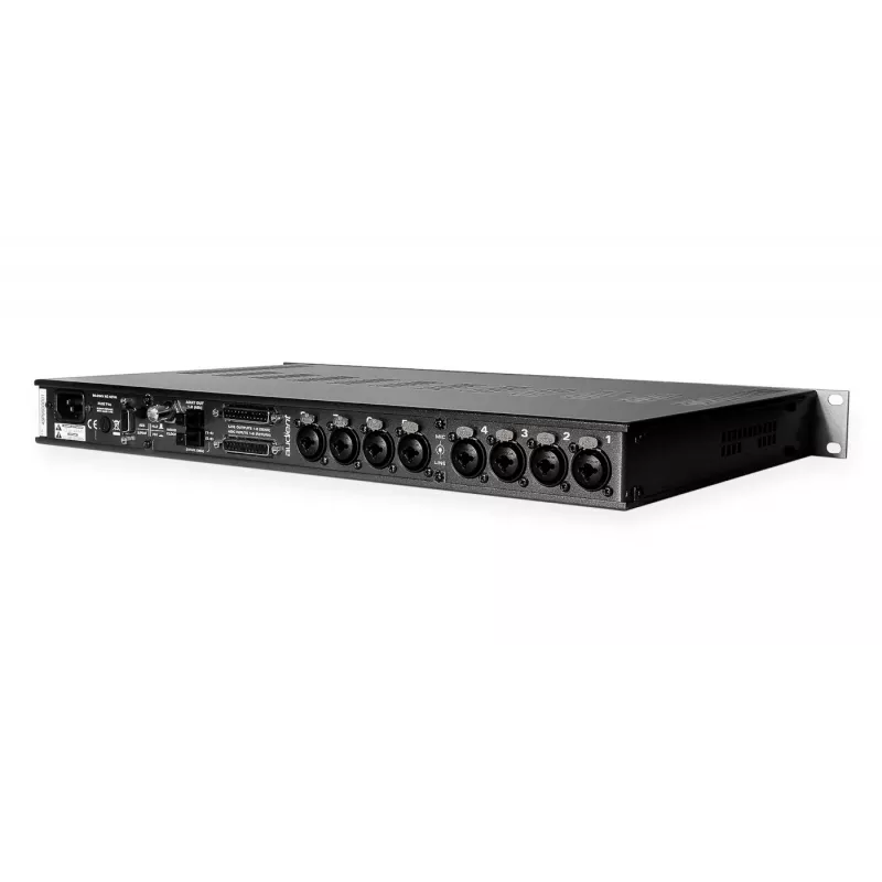 Pré-amplificador de microfone de 8 canais Audient ASP880 24-bit 96 kHz, montável em rack