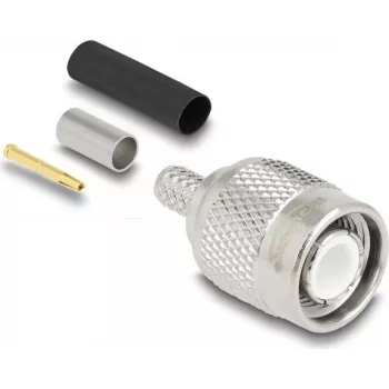 Conector coaxial TNC DELOCK 91765 — ficha/conector fêmea TNC para cabo coaxial
