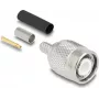 Conector coaxial TNC DELOCK 91765 — ficha/conector fêmea TNC para cabo coaxial