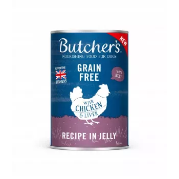 Comida húmida para cães Butcher's Original Recipe em geleia 400 g — frango, adulto