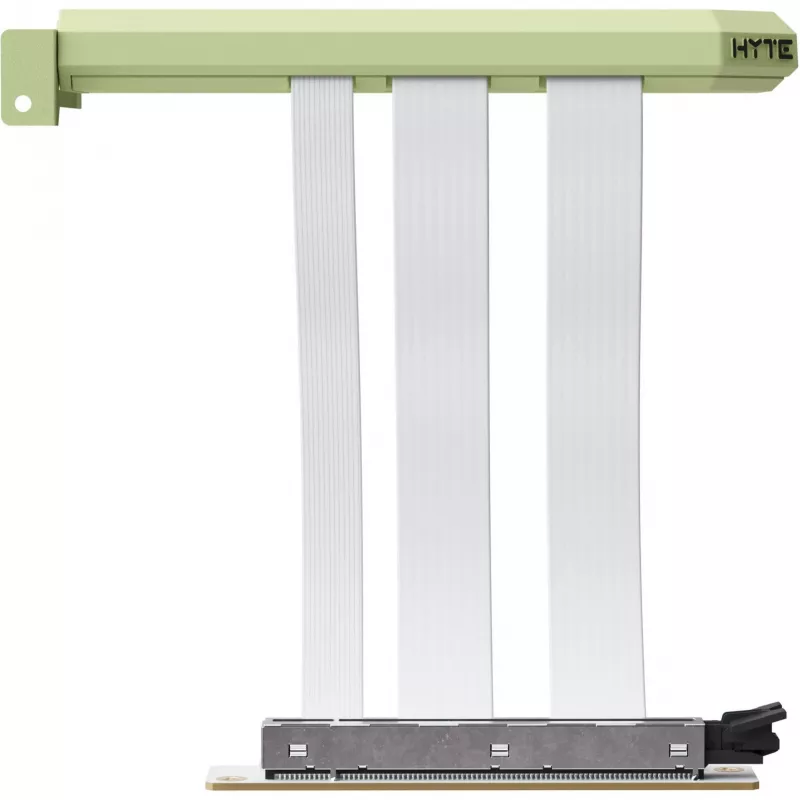 Riser PCIe 5.0 Hyper da HYTE, 20 cm, verde/branco (ACC-HYTE-PCIE50-MM)