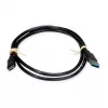 Cabo ROLINE RM USB 3.2 Gen 1, A-C, ST/ST, preto, 0,5 m