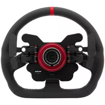 Volante de simracing Simagic GT1-SD Pele, volante removível para sim-rigs, punho em pele, disposição de furos compatível