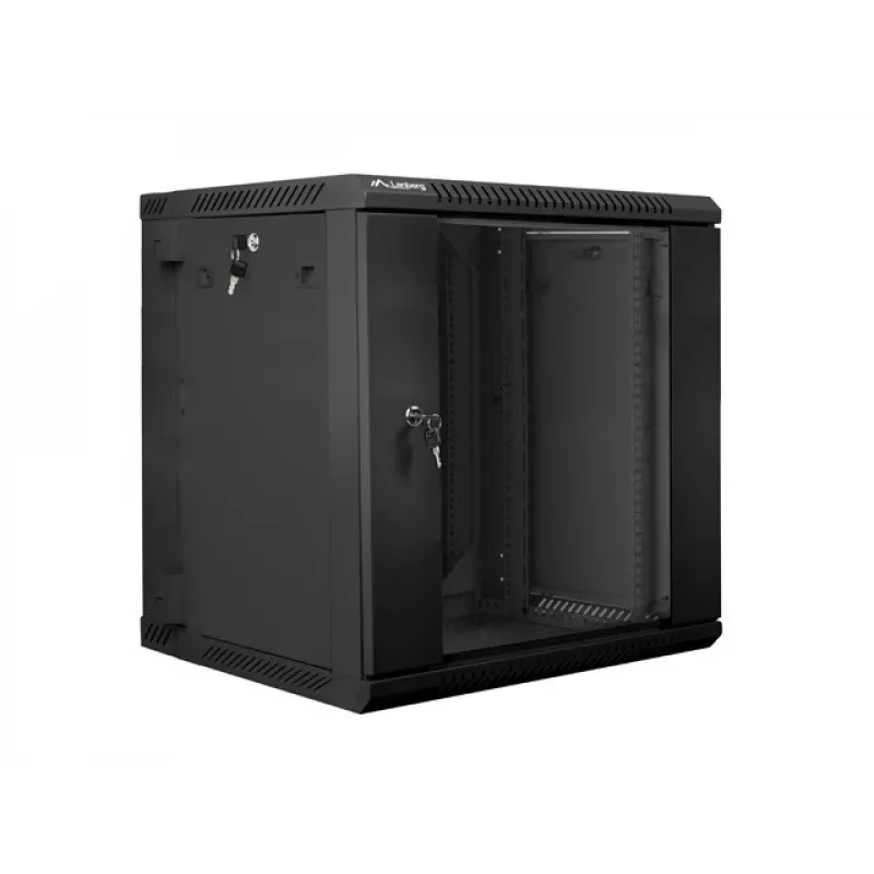 Armário Suspenso 19 Polegadas 12U LANBERG 600x600 mm Preto