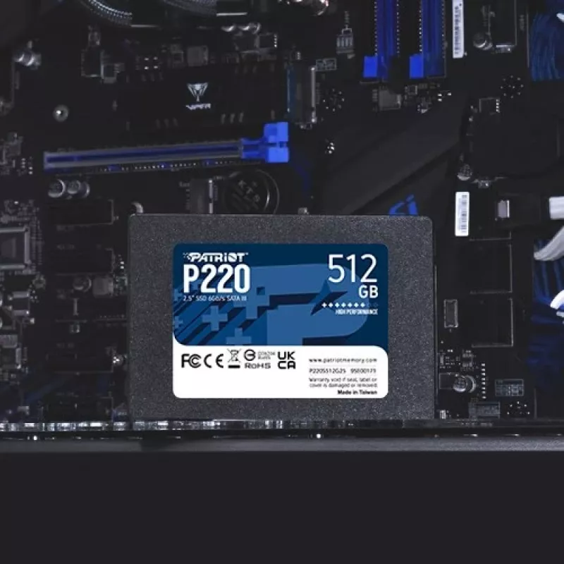 Patriot Memory P220 SSD de 512 GB, 2,5″, SATA III (P220S512G25)