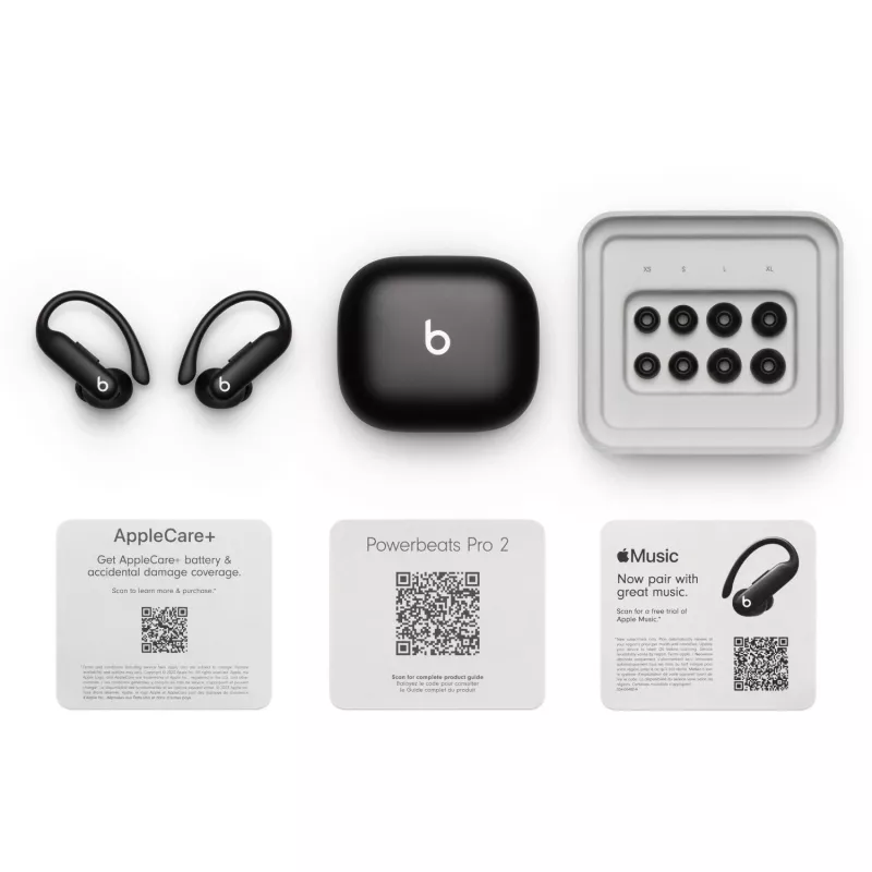 Beats Powerbeats Pro 2 Auscultadores, Preto diamante, Intra-auricular, Sem fios, MX723ZM/A