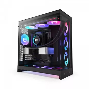 Caixa de PC NZXT H9 Flow RGB Midi Tower Preto