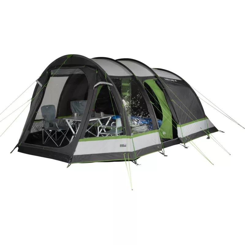 Tenda de túnel familiar Bozen 6.0 (cinzento/verde)