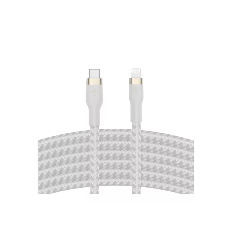 Belkin CAA011BT3MWH Cabo Lightning 3 m branco
