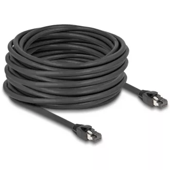 Cabo de rede DeLOCK RJ45 Cat.8.1 15 m preto