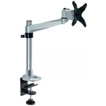 Suporte de monitor articulado SpeaKa Professional 29156C13 — suporte de secretária com altura ajustável, passagem de cabos e grampo C