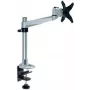 Suporte de monitor articulado SpeaKa Professional 29156C13 — suporte de secretária com altura ajustável, passagem de cabos e grampo C