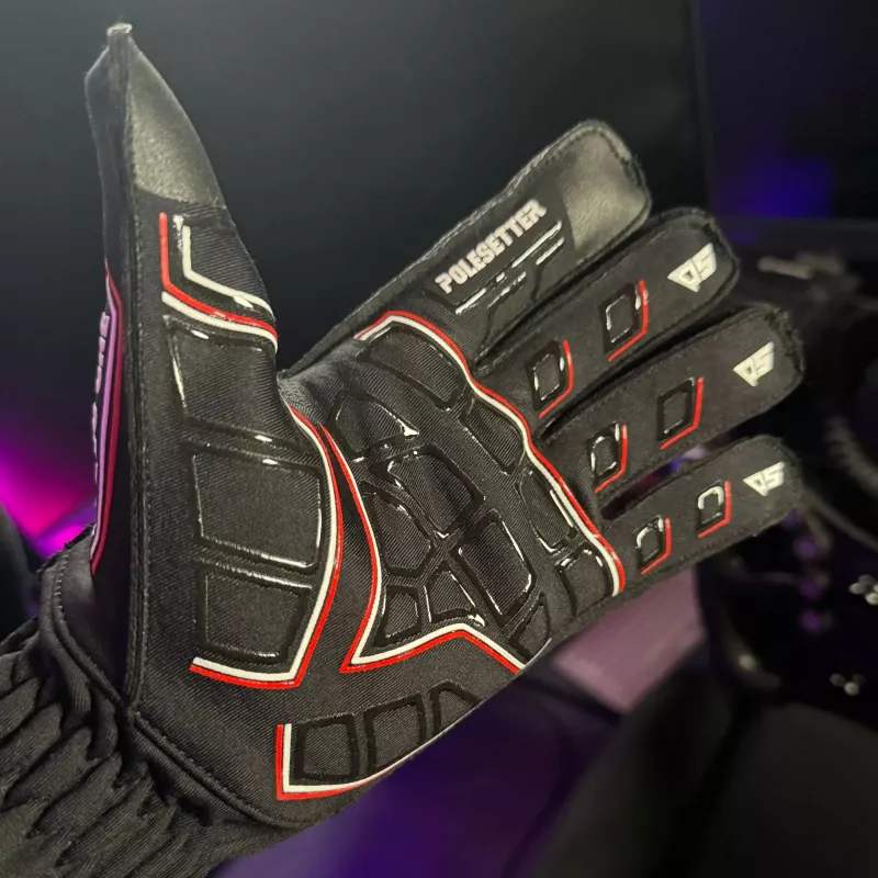 Luvas de simracing Polesetter EVO ONE - tamanho M