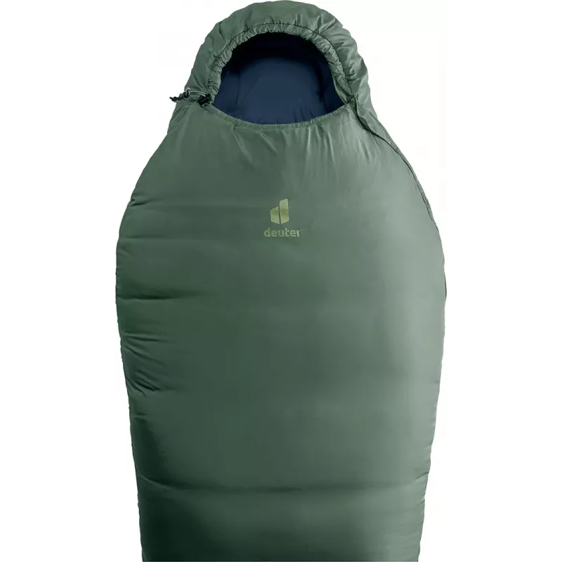 Saco-cama DEUTER Orbit SL 0 °C / 32 °F formato múmia para adulto, tecido PES-Ripstop, largura 740 mm, profundidade 470 mm
