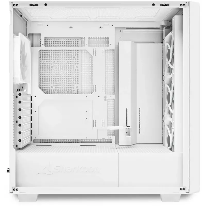 Sharkoon REBEL C70G RGB Full Tower branco, madeira