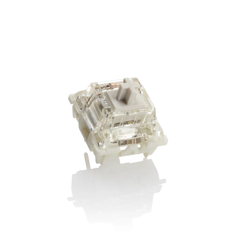 Ducky Gateron G Pro White Switches, mecânico, 3-Pin, linear, MX-Stem, 38g - 110 unid. (DSK110-WPA3)