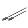 Cabo Goobay USB-C™ 3.1 Generation 1, preto, 3 m - ficha USB-C™ > ficha USB-C™ (66509)