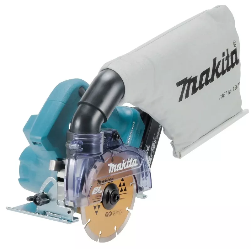 Serra circular manual Makita DCC500Z 12,5 cm verde