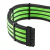 Cabo de alimentação interno CableMod CM-PCAB-BKIT-NKKLG-3PK-R preto verde