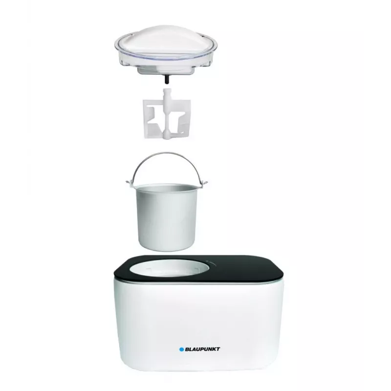 Máquina de gelo BLAUPUNKT ICM401 — automática, 1,5 L, caixa em aço inoxidável, 100 W, 220–240 V