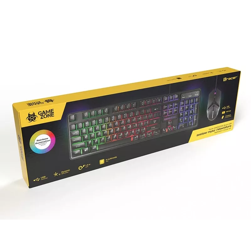 Teclado e rato Gamezone Boost USB