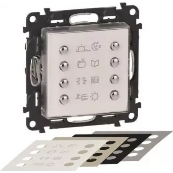 Legrand MyHome Botão de cenário 8 vias painel de botões 752199