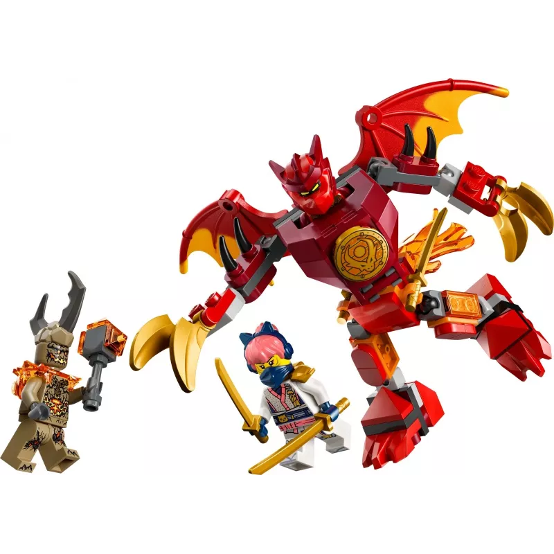 LEGO NINJAGO 71851 Pack de batalha: Mech dragão do Kai