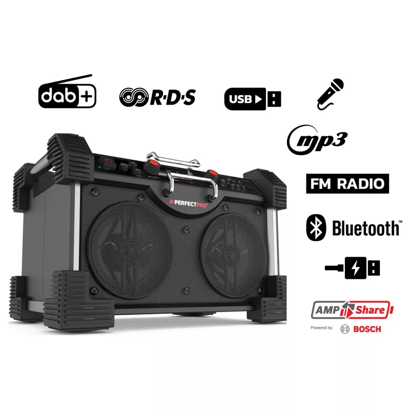 Rádio de obra Perfectpro ROCKHART 18V