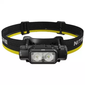 Lanterna frontal Nitecore NU53 — luz recarregável mãos livres, design compacto